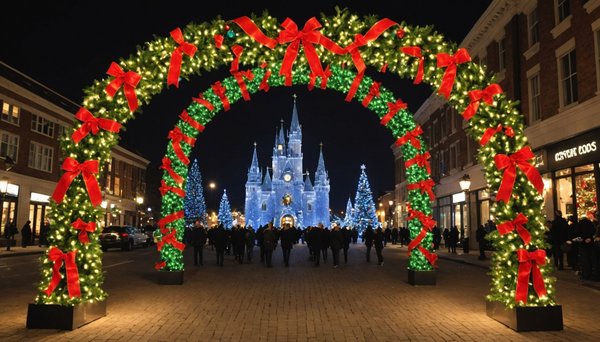 Transformez votre fête avec notre location d'arche de noël féerique